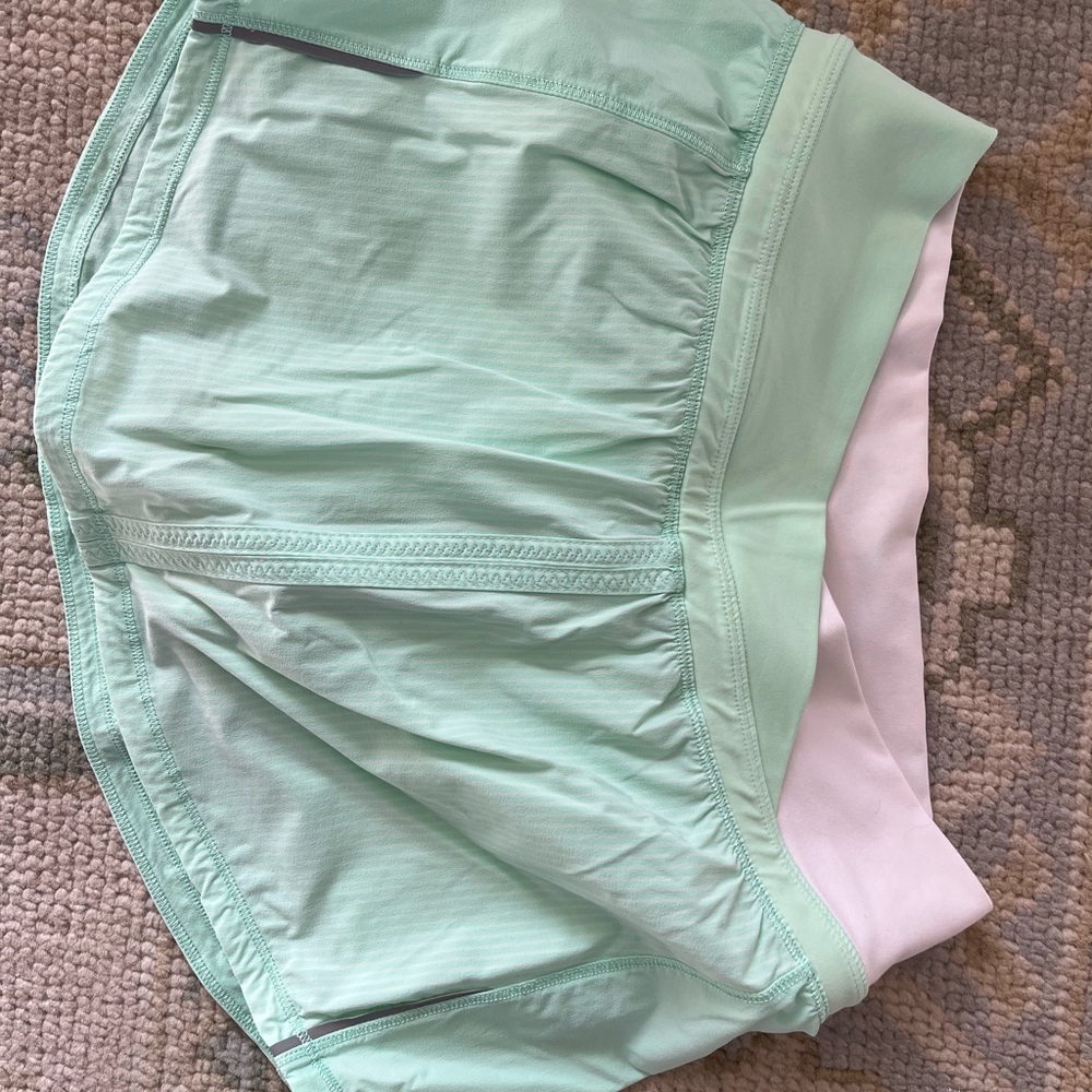 Lululemon Athletica Green and White Athletic Skirt - Picture 3 of 5